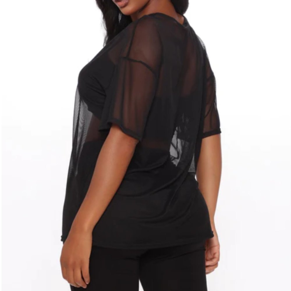 Fashion Nova Nice and Clear 3 Piece Biker Short Set in Black - Picture 2 of 12